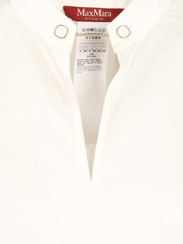 ブラウス - 白 shop online: MAX MARA STUDIO