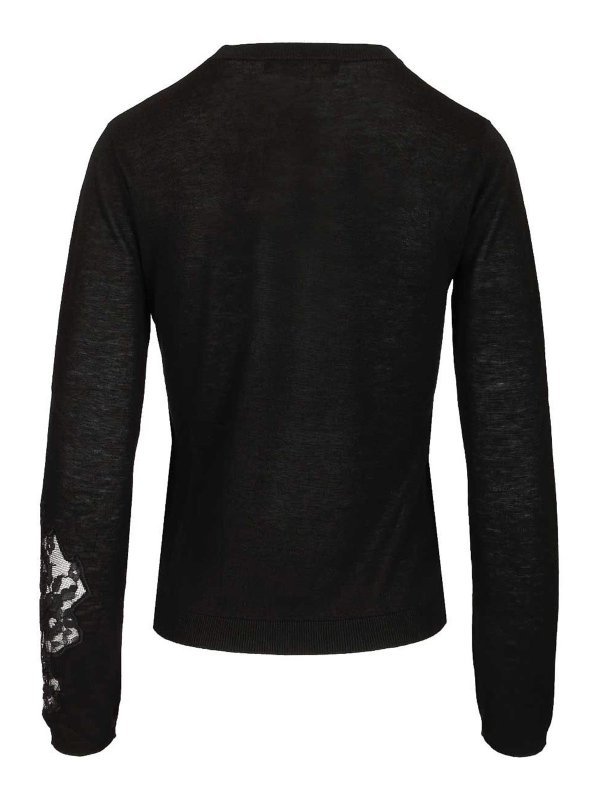 MAX MARA STUDIO: Strickpullover mit Rundhalsausschnitt online - Rundhalspullover - Schwarz