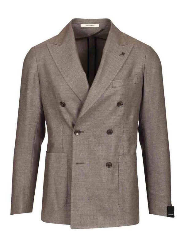 TAGLIATORE: Blazer - Blazer - Gris