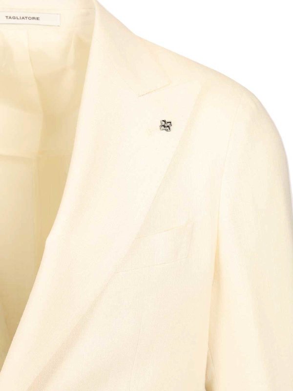ブレザー - 白 shop online: TAGLIATORE
