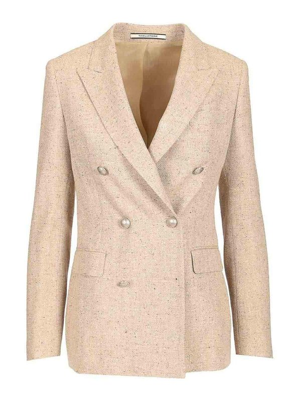 TAGLIATORE: Vestes de costume - Blazer - Beige