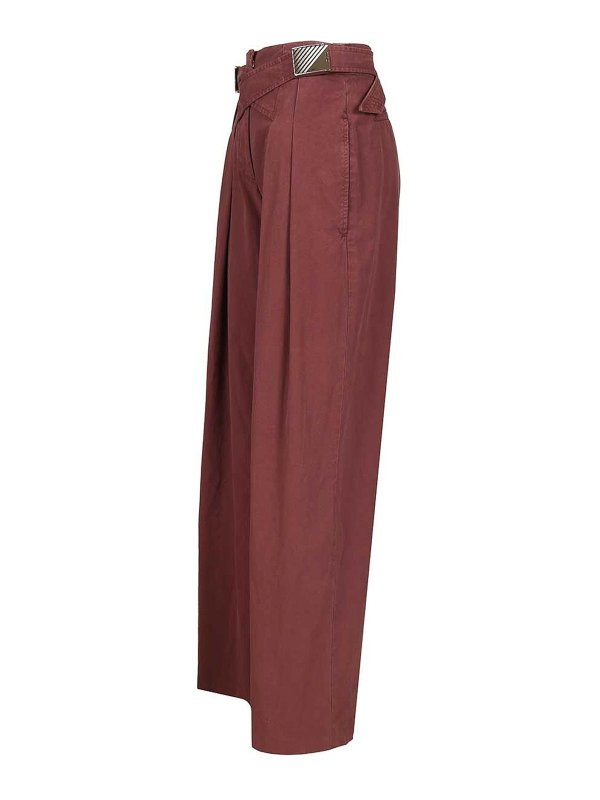 The Best Shops The Attico: カジュアルトラウザー - カジュアルパンツ - 紫