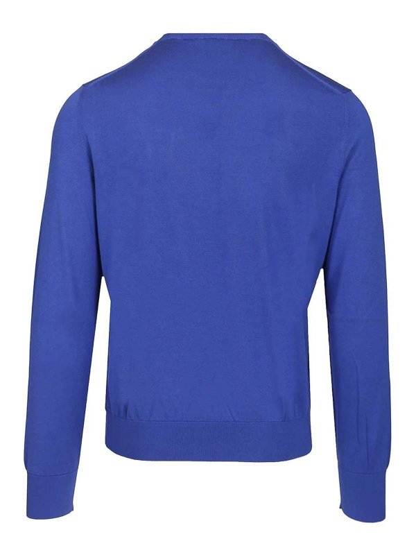 TOM FORD: Pull col rond online - Pull Col Rond - Bleu