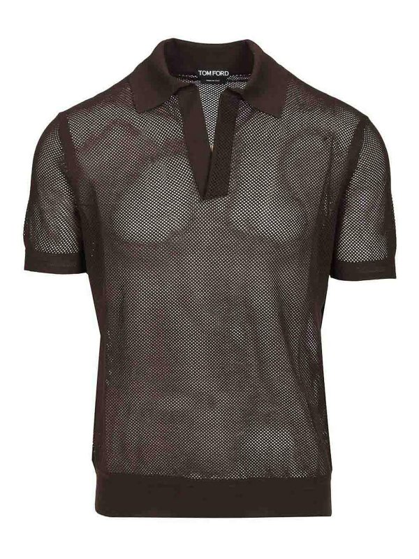 TOM FORD: Polos - Polo - Marrón
