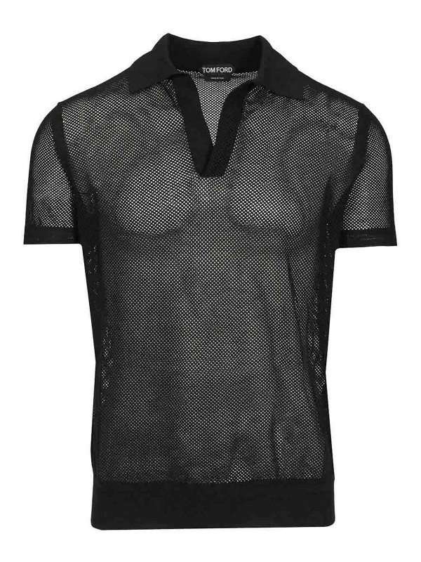 TOM FORD: Polos - Polo - Negro