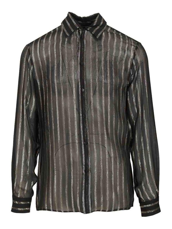 VALENTINO GARAVANI: シャツ - シャツ - 黒