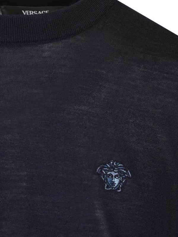 The Best Shops VERSACE: クルーネック - クルーネック - ブルー