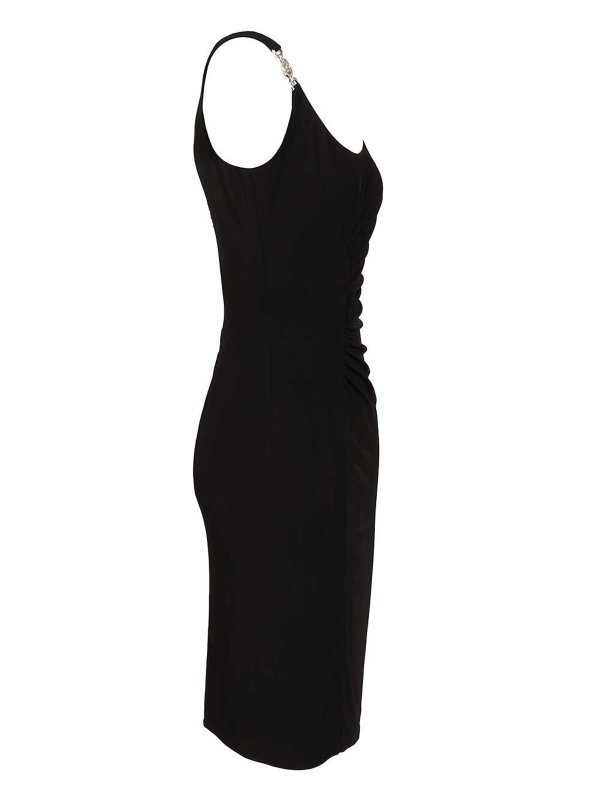 The Best Shops VERSACE: ニーレングスドレス - 膝丈ドレス - 黒