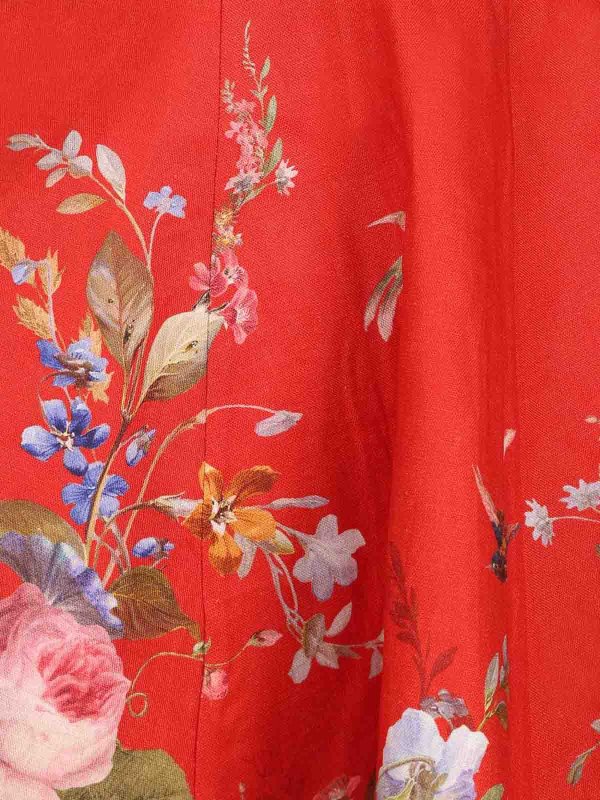 ショートドレス - 赤 shop online: ZIMMERMANN
