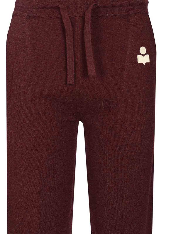 トラックスーツ ボトムス - ダークレッド shop online: Isabel Marant Etoile