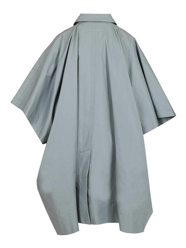 MM6 MAISON MARGIELA: トレンチコート online - トレンチコート - ブルー