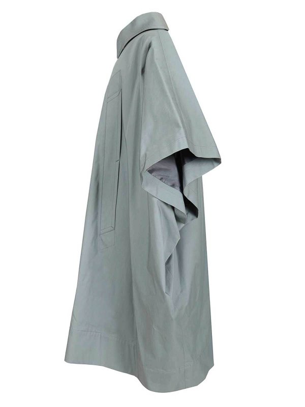 The Best Shops MM6 MAISON MARGIELA: トレンチコート - トレンチコート - ブルー