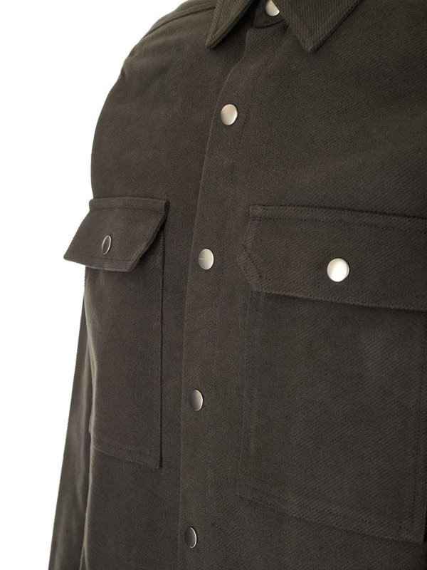 シャツ - ブラウン shop online: RICK OWENS