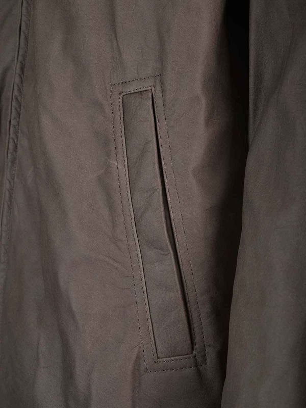 RICK OWENS buy online レザージャケット - ブラウン