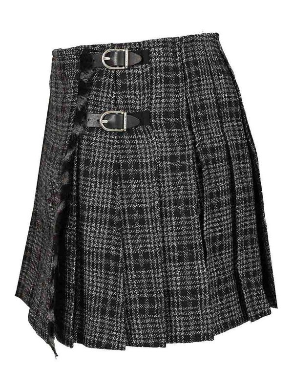 DURAZZI MILANO: ニーレングススカート＆ミディ丈 - 膝丈/ミディスカート - マルチカラー