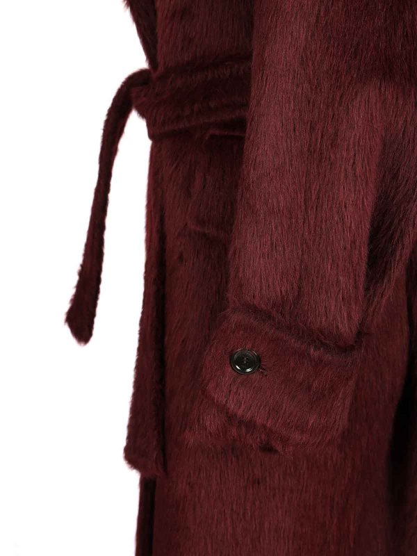 ロングコート - ダークレッド shop online: Max Mara