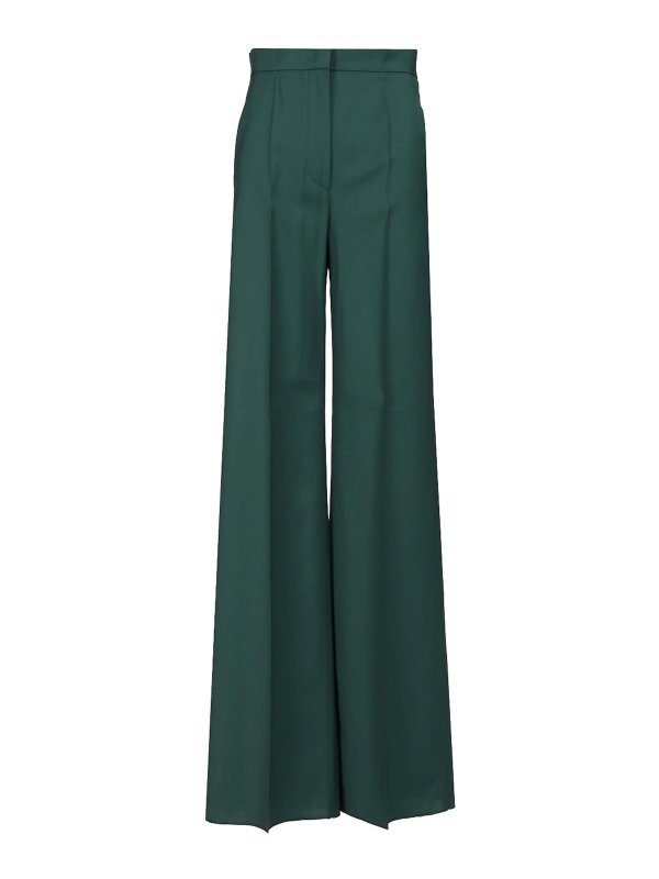 Max Mara: カジュアルトラウザー - カジュアルパンツ - 緑