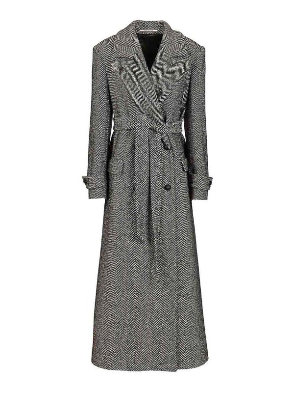 TAGLIATORE: knee length coats - Double-Breasted Coat Julia