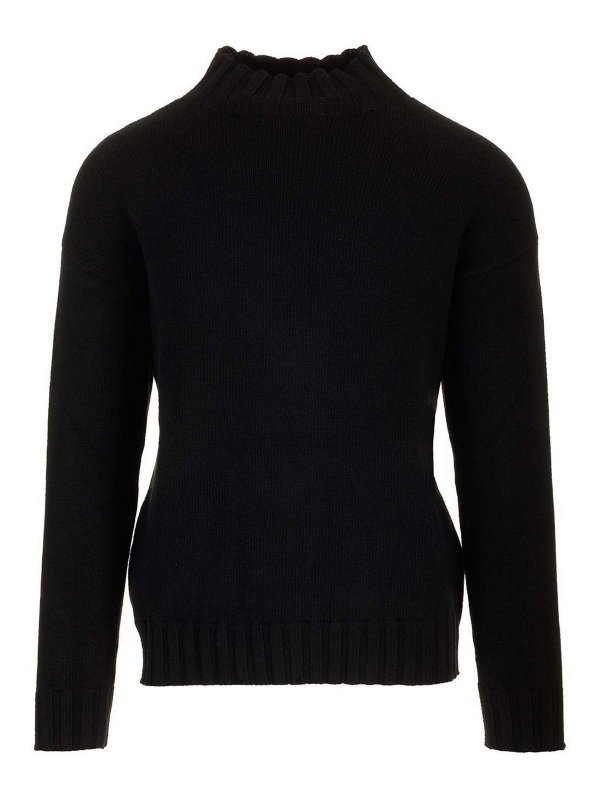 TAGLIATORE: クルーネック - クルーネック - 黒