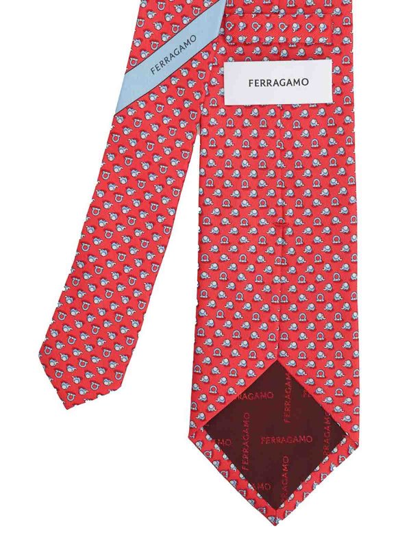 SALVATORE FERRAGAMO: Corbatas y pajaritas online - Corbata - Rojo