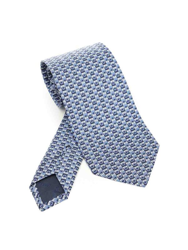 SALVATORE FERRAGAMO: Krawatten und Fliegen - Krawatte - Hellblau