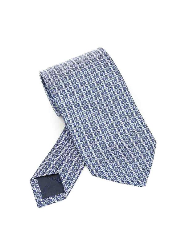 SALVATORE FERRAGAMO: ネクタイ＆蝶ネクタイ - ネクタイ - ライトブルー