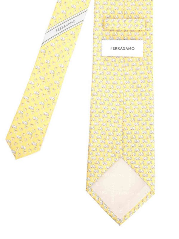 SALVATORE FERRAGAMO: ネクタイ＆蝶ネクタイ online - ネクタイ - イエロー