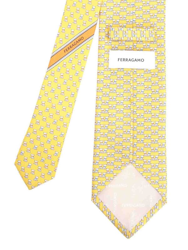 SALVATORE FERRAGAMO: Corbatas y pajaritas online - Corbata - Amarillo
