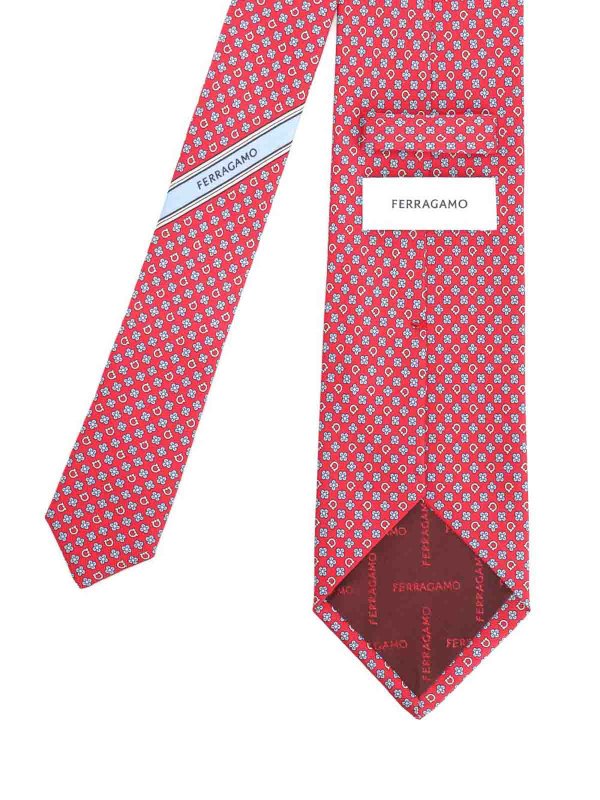 SALVATORE FERRAGAMO: Corbatas y pajaritas online - Corbata - Rojo