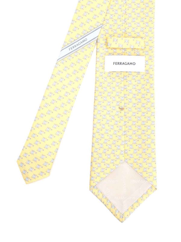SALVATORE FERRAGAMO: Corbatas y pajaritas online - Corbata - Amarillo