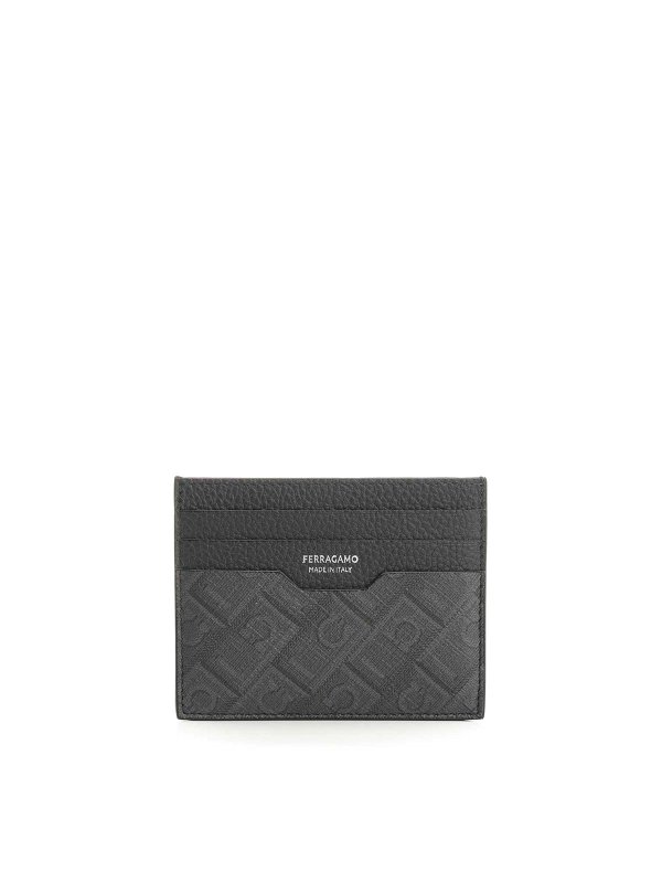 SALVATORE FERRAGAMO: 財布＆ポーチ - 財布 - グレー