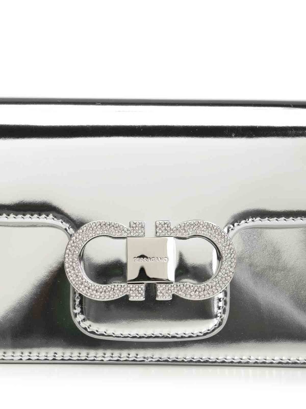 SALVATORE FERRAGAMO buy online クラッチバッグ - 銀