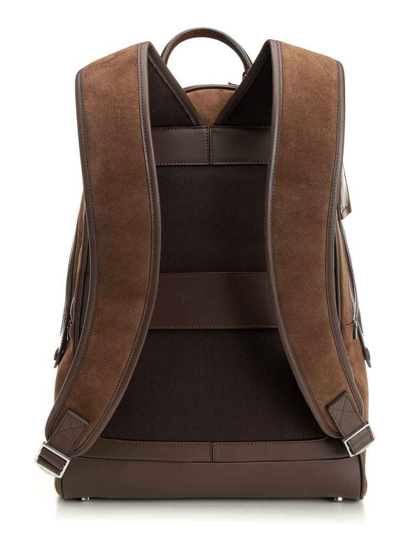 The Best Shops SANTONI: backpacks - Suede Backpack