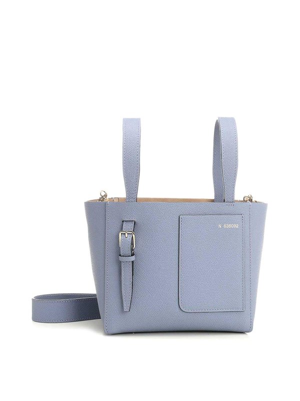 VALEXTRA: shoulder bags - Micro Bucket Shoulder Bag