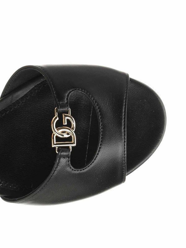 サンダル - 黒 shop online: DOLCE & GABBANA