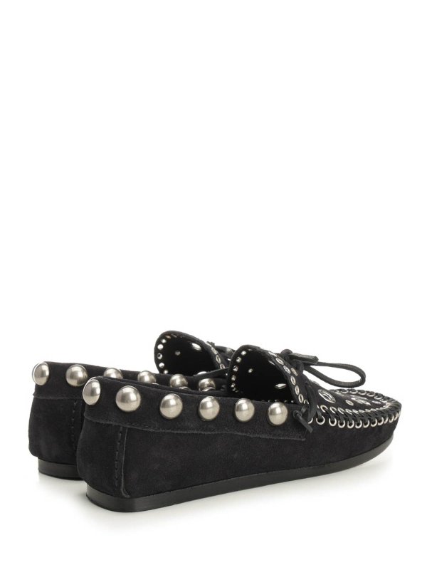 The Best Shops ISABEL MARANT: Loafers & Slippers - Suede Eyelets Moccasin