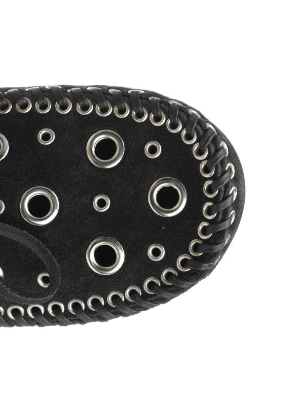 Suede Eyelets Moccasin shop online: ISABEL MARANT