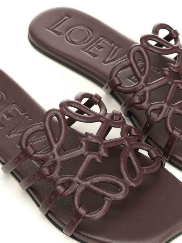 LOEWE buy online サンダル - ダークレッド