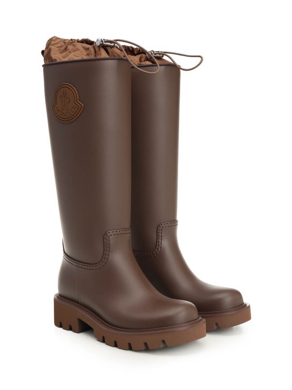 MONCLER: Bottes online - Bottes - Marron