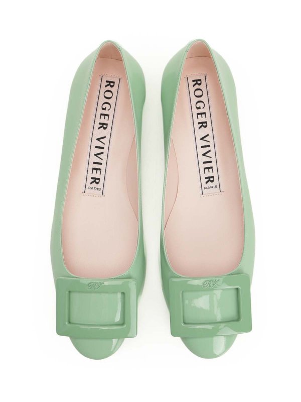 ROGER VIVIER buy online フラットシューズ - 緑