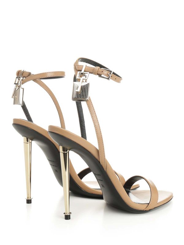 The Best Shops TOM FORD: sandals - Padlock Leather Sandals