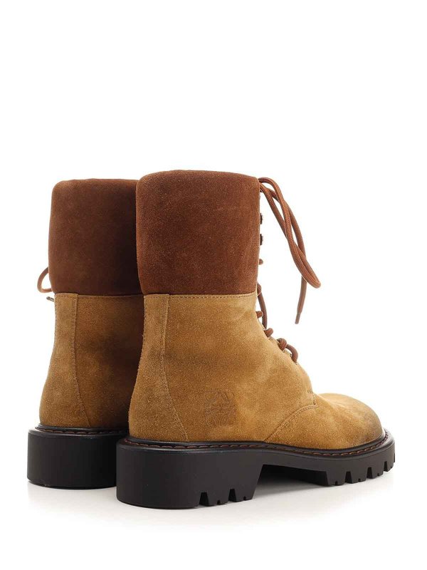 The Best Shops LOEWE: boots - Suede  Combat Boots