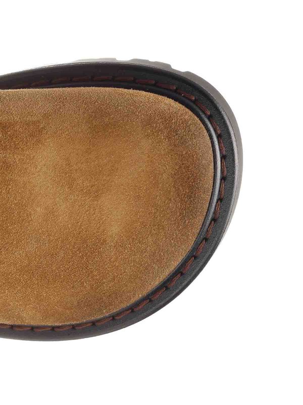 Suede  Combat Boots shop online: LOEWE