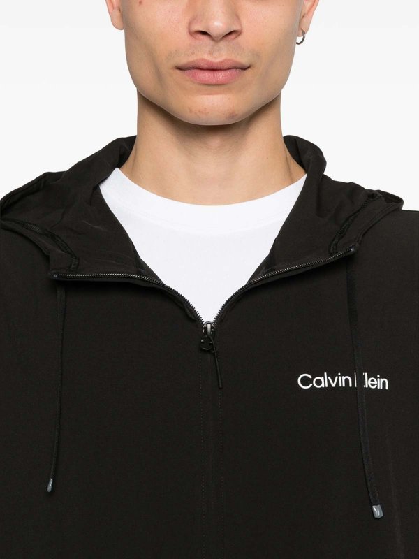 CALVIN KLEIN: ニーレングスコート online - 膝丈コート - 黒