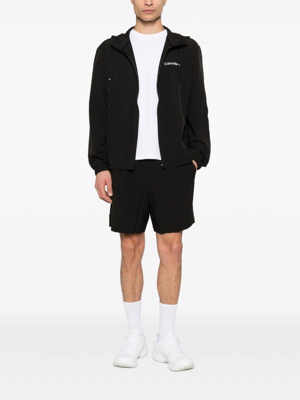 膝丈コート - 黒 shop online: CALVIN KLEIN