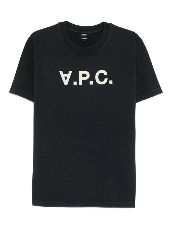 A.P.C.: Camisetas - Camiseta - Negro