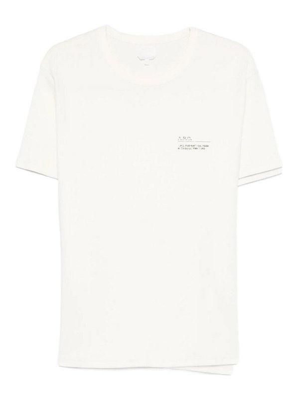 A.P.C.: Camisetas - Camiseta - Blanco