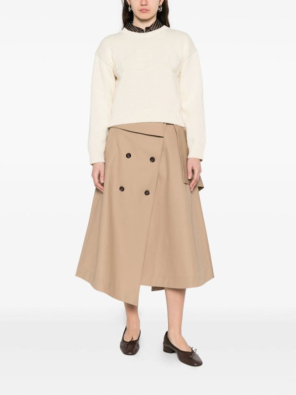 A.P.C.: Pull col rond online - Pull Col Rond - Beige