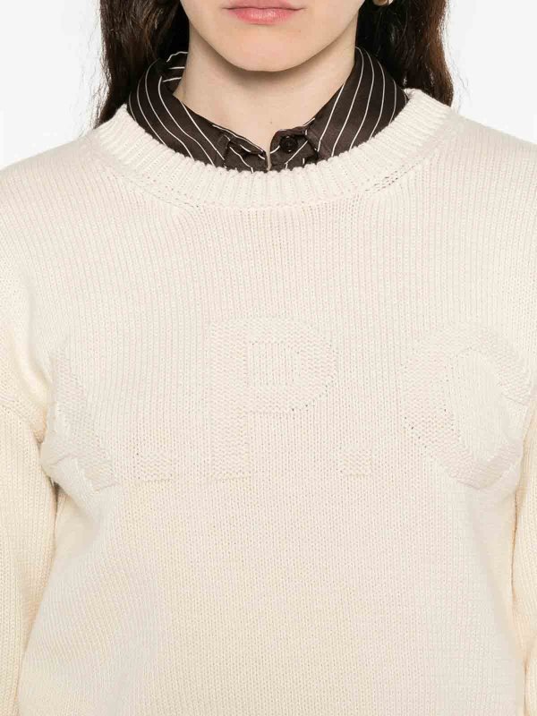 Pull Col Rond - Beige shop online: A.P.C.