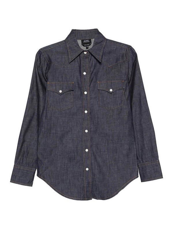 A.P.C.: Chemises - Chemise - Bleu